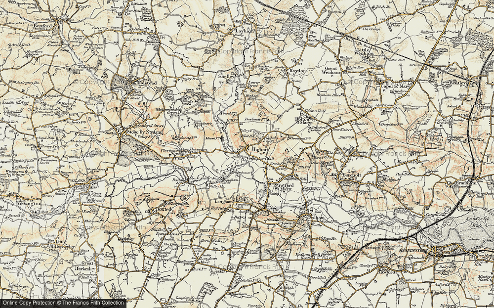 Old Map of Historic Map covering Broomhouse in 1898-1901