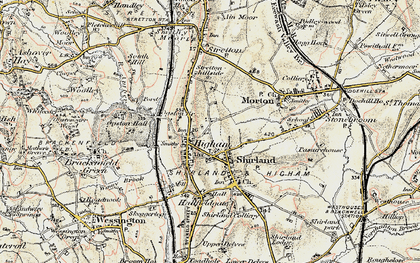 Old map of Higham in 1902-1903
