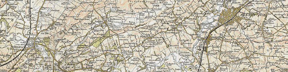 Old map of Higham in 1903-1904