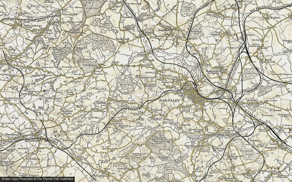 Old Map of Higham Common, 1903 in 1903
