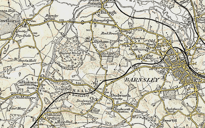 Old map of Higham Common in 1903
