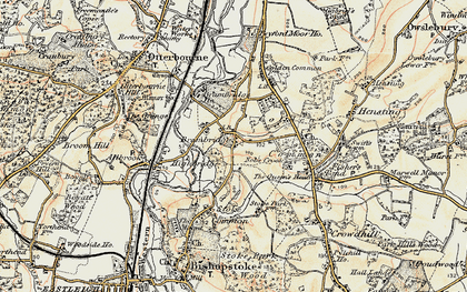 Old map of Highbridge in 1897-1909