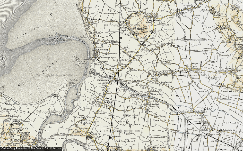 Old Map of Highbridge, 1899-1900 in 1899-1900