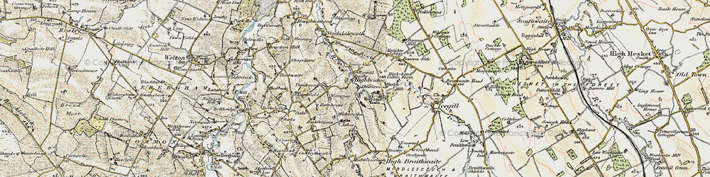 Old map of Ashes, The in 1901-1904