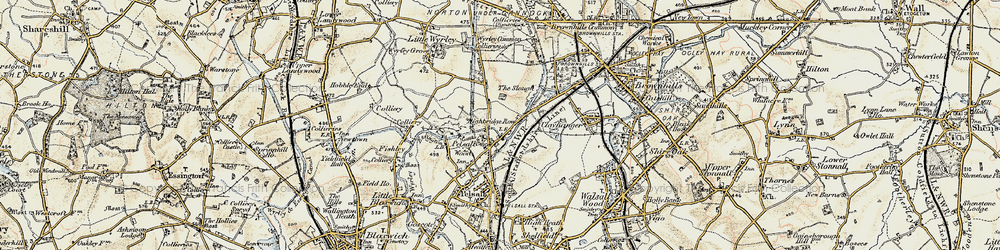 Old map of Highbridge in 1902