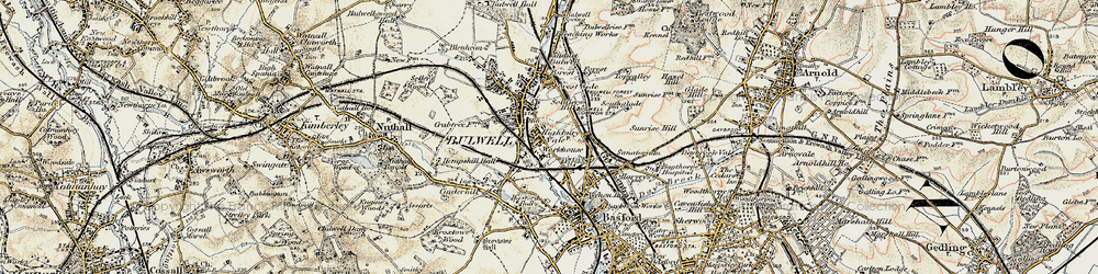 Old map of Highbury Vale in 1902-1903