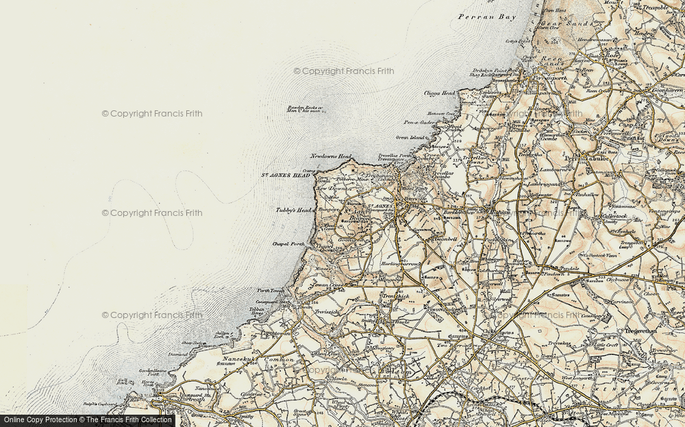 Old Map of Higher Bal, 1900 in 1900