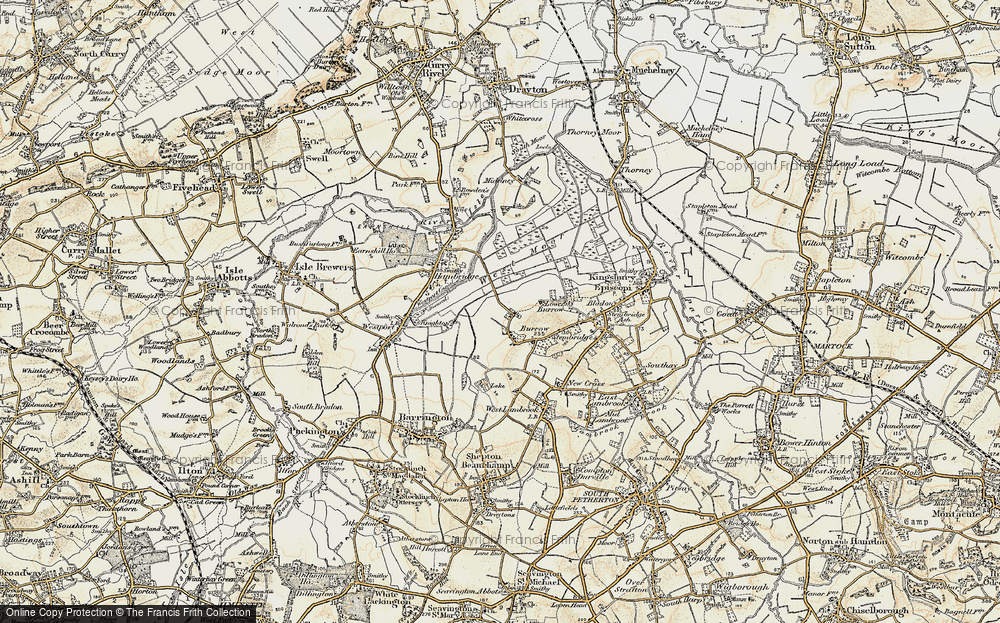 Old Map of Higher Burrow, 1898-1900 in 1898-1900