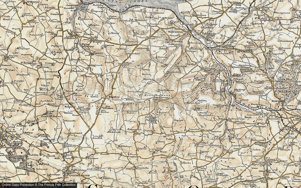Old Map of Higher Cransworth, 1900 in 1900