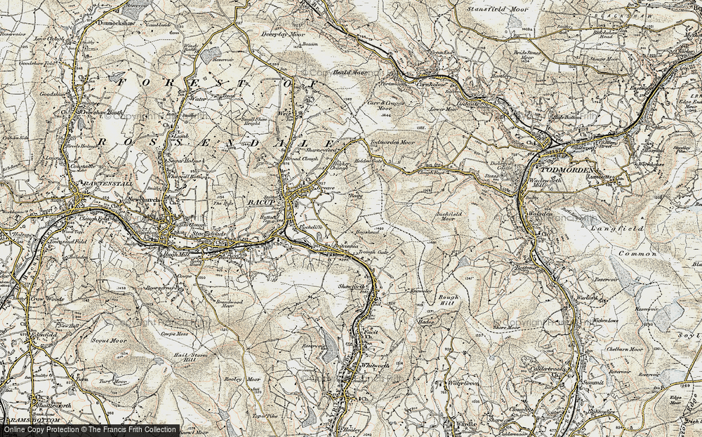 Old Map of Higher Hogshead, 1903 in 1903