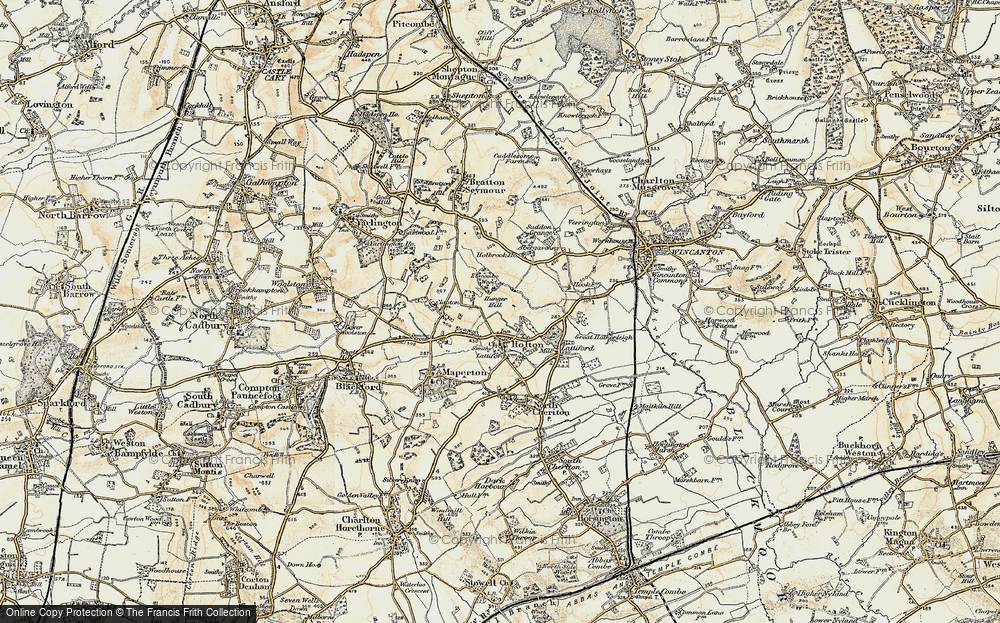 Old Map of Higher Holton, 1899 in 1899