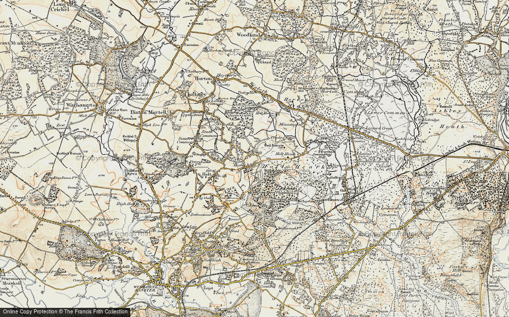 Old Map of Higher Row, 1897-1909 in 1897-1909