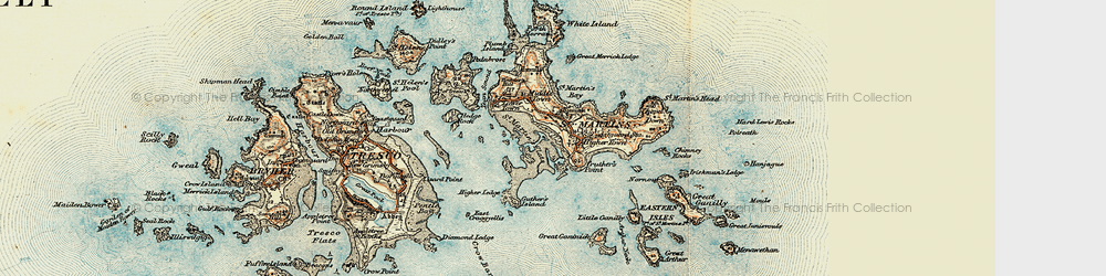 Old map of Eastern Isles in 0