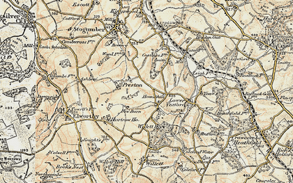 Old map of Higher Vexford in 1898-1900