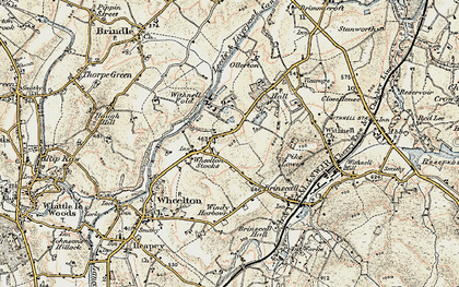 Old map of Higher Wheelton in 1903