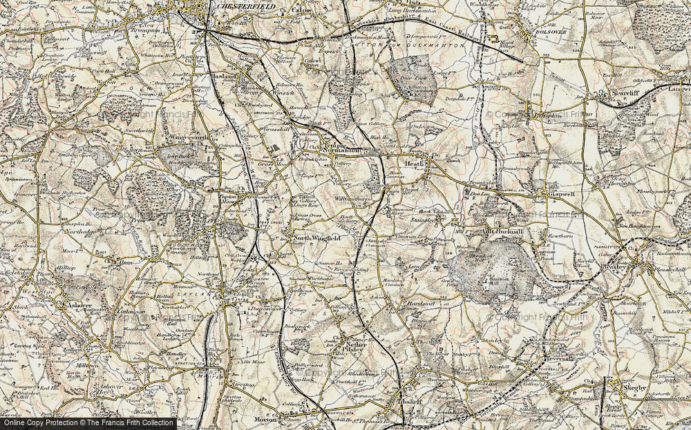 Old Map of Highfields, 1902-1903 in 1902-1903