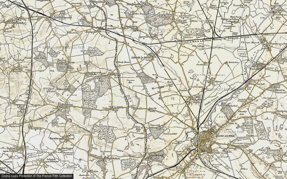 Old Map of Highfields, 1903 in 1903