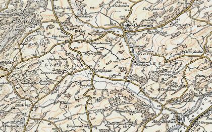 Old map of Highgate in 1902-1903