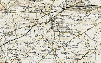 Old map of Highmoor in 1901-1904