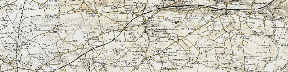 Old map of Highmoor in 1901-1904