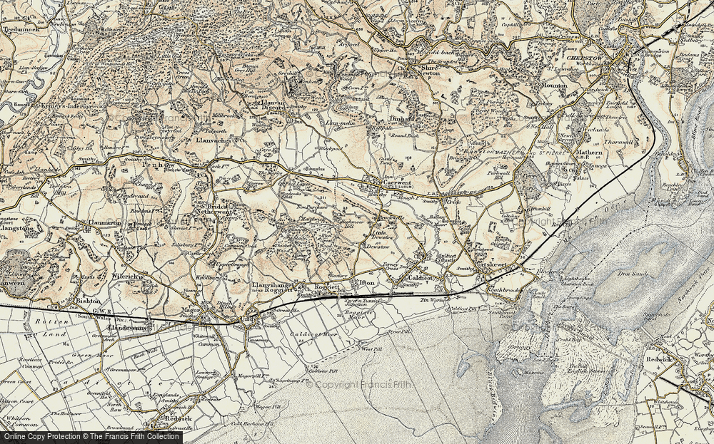 Old Map of Highmoor Hill, 1899-1900 in 1899-1900