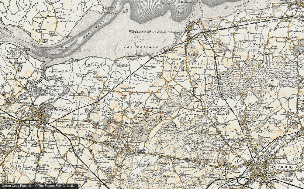 Old Map of Highstreet, 1897-1898 in 1897-1898