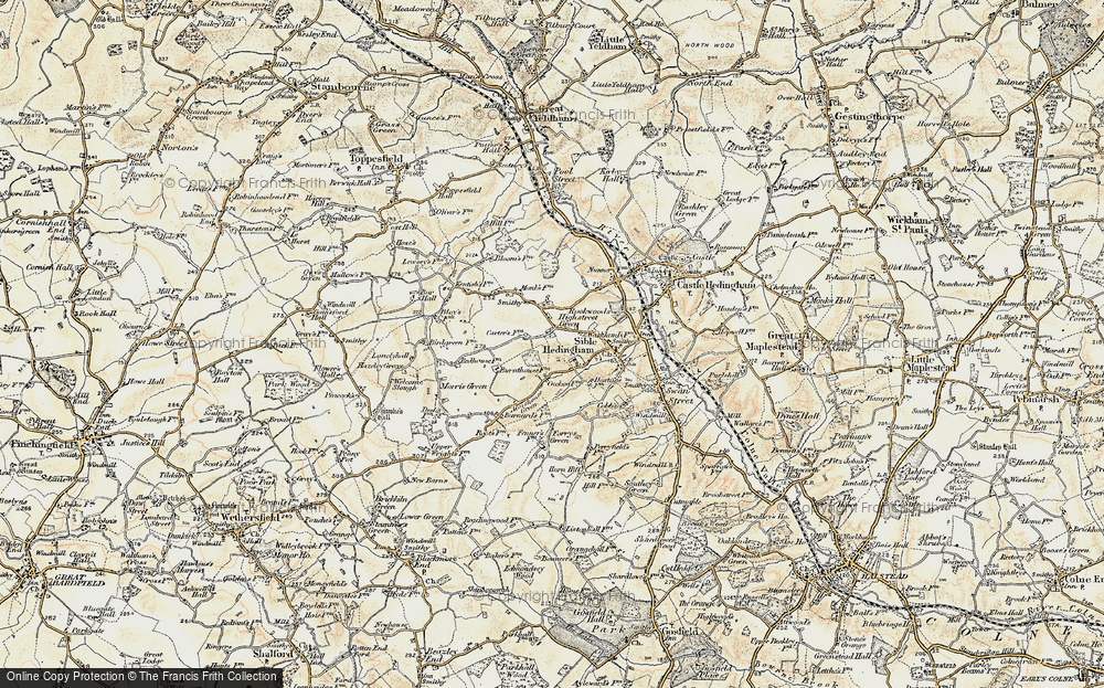 Old Map of Highstreet Green, 1898-1901 in 1898-1901