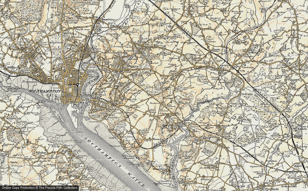 Old Map of Hightown, 1897-1909 in 1897-1909