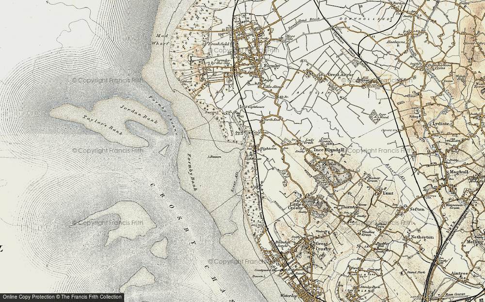 Old Map of Hightown, 1902-1903 in 1902-1903