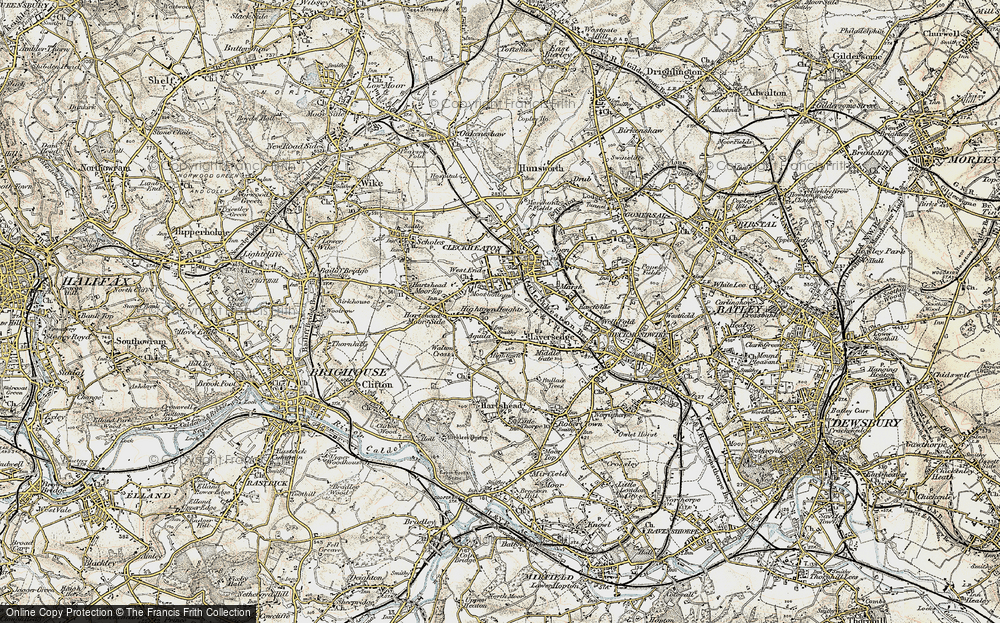 Old Map of Hightown, 1903 in 1903