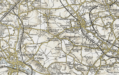 Old map of Hightown Heights in 1903