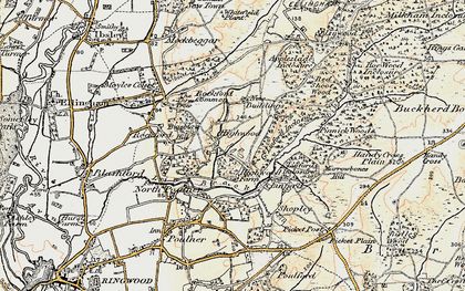 Old map of Bigsburn Hill in 1897-1909