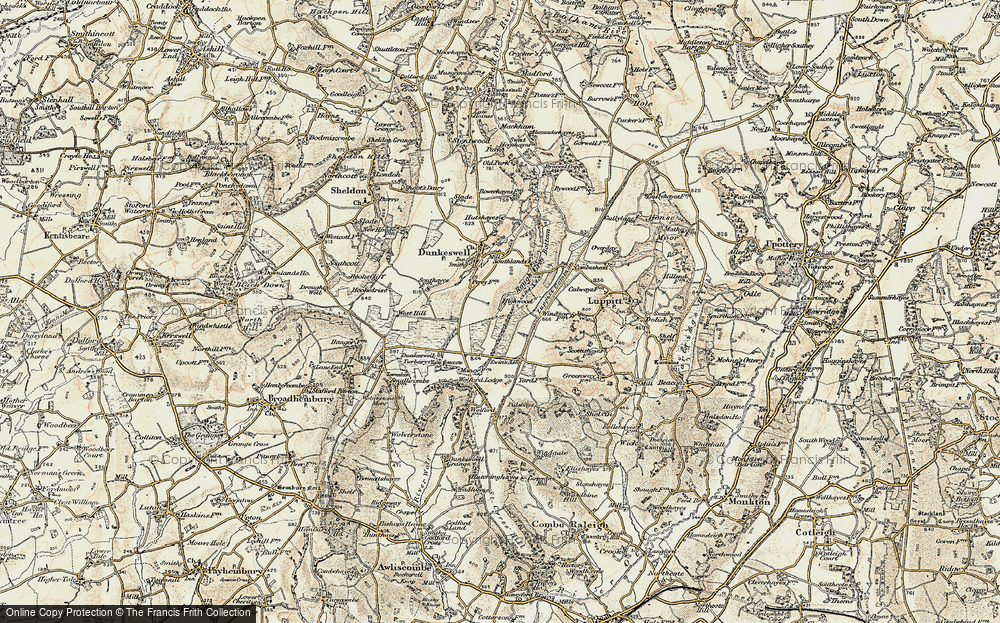 Old Map of Highwood, 1898-1900 in 1898-1900