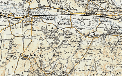 Old map of Highwood in 1899-1909