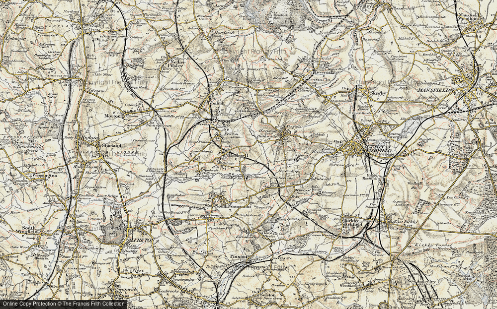 Old Map of Hilcote, 1902-1903 in 1902-1903