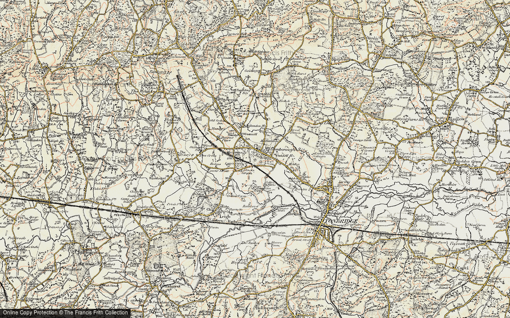 Old Map of Hildenborough, 1897-1898 in 1897-1898