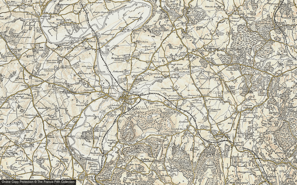 Old Map of Hildersley, 1899-1900 in 1899-1900