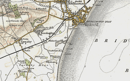 Old map of Hilderthorpe in 1903-1904