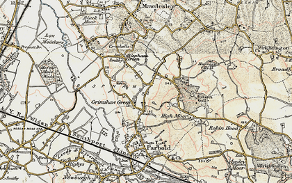 Old map of Hill Dale in 1903