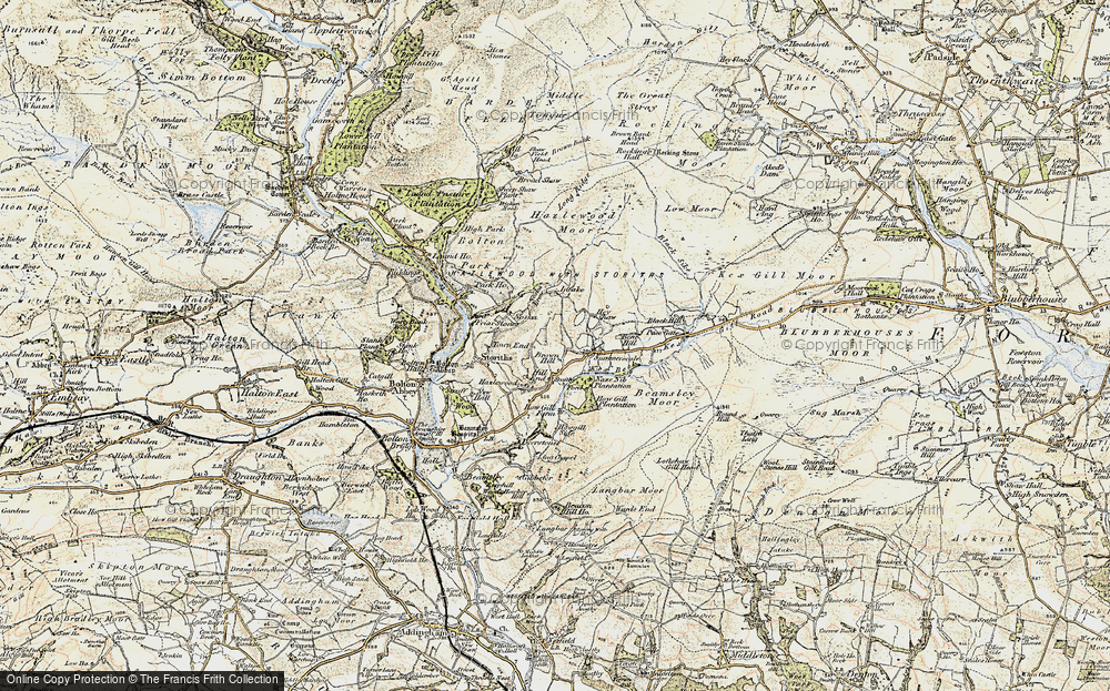 Old Map of Hill End, 1903-1904 in 1903-1904