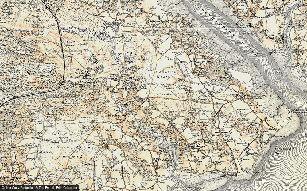 Old Map of Hill Top, 1897-1909 in 1897-1909