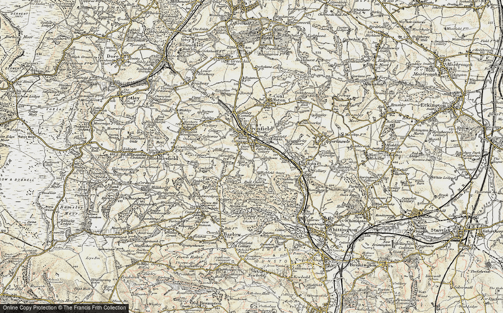 Old Map of Hill Top, 1902-1903 in 1902-1903