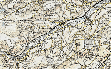 Old map of Hill Top in 1903