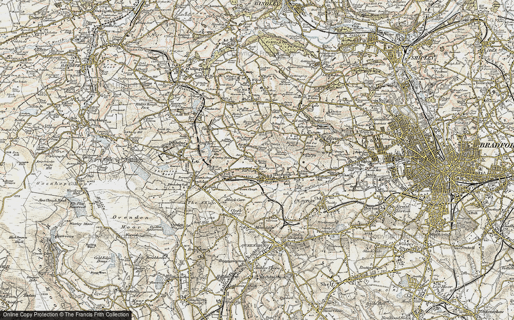 Old Map of Hill Top, 1903 in 1903