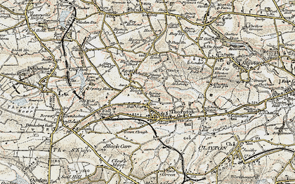 Old map of Hill Top in 1903