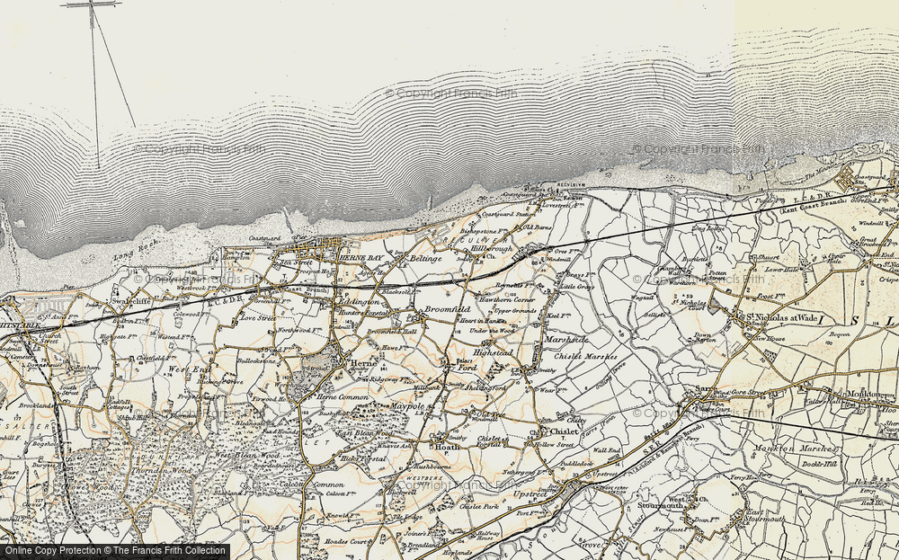 Old Map of Hillborough, 1898-1899 in 1898-1899