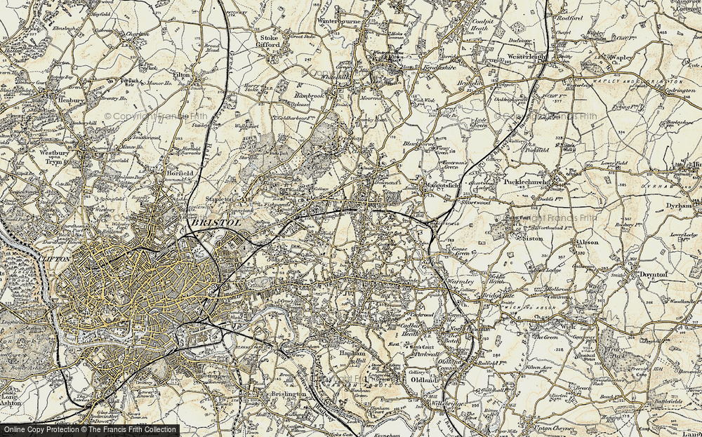 Old Map of Hillfields, 1899 in 1899