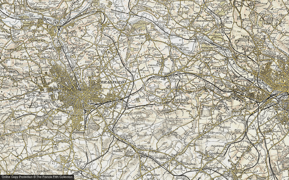 Old Map of Hillfoot, 1903 in 1903