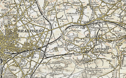 Old map of Hillfoot in 1903