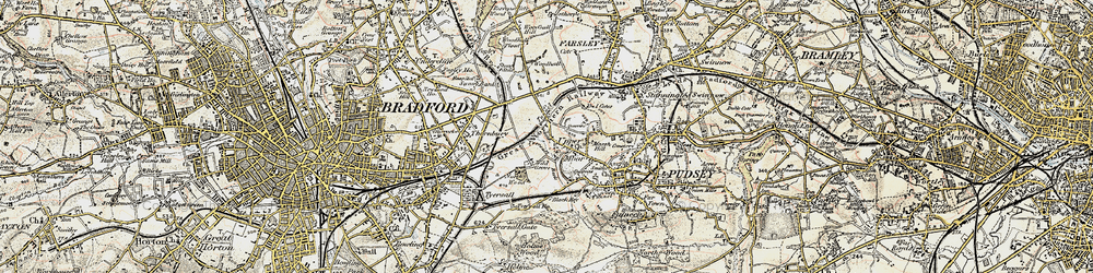Old map of Hillfoot in 1903